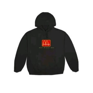 Travis Scott x McDonald's Cactus Jack Billions Served Hoodie Black Size XL